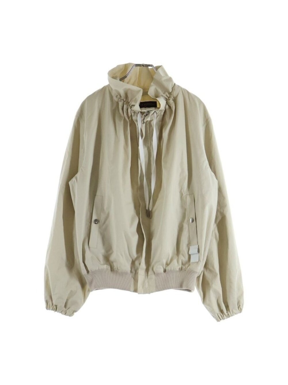 Louis Vuitton Rafflecolor Cotton Bomber Jacket Ivory